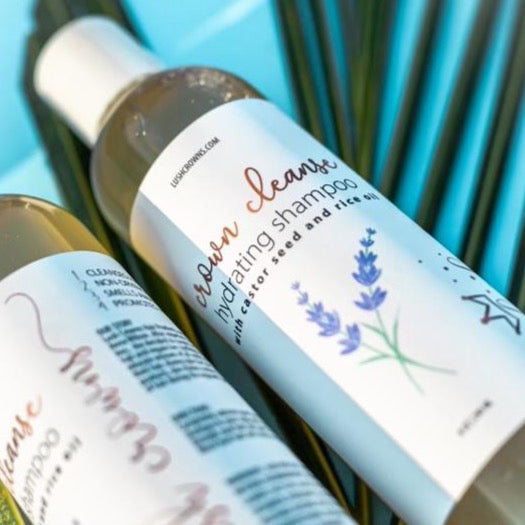 Crown Cleanse Hydrating Shampoo - with Castor Seed & Rice Oil