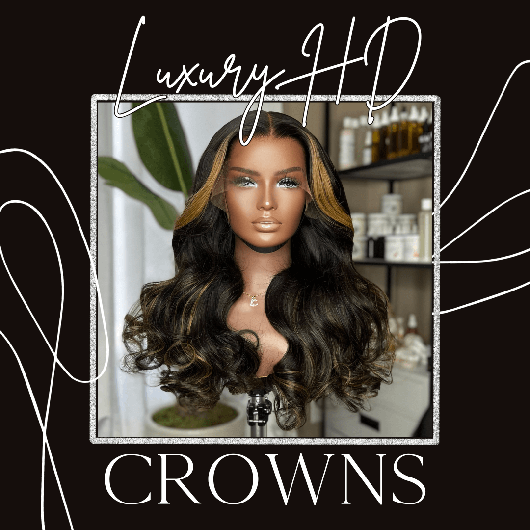 luxury wigs from lush crowns with pure Cambodian hair and hd lace